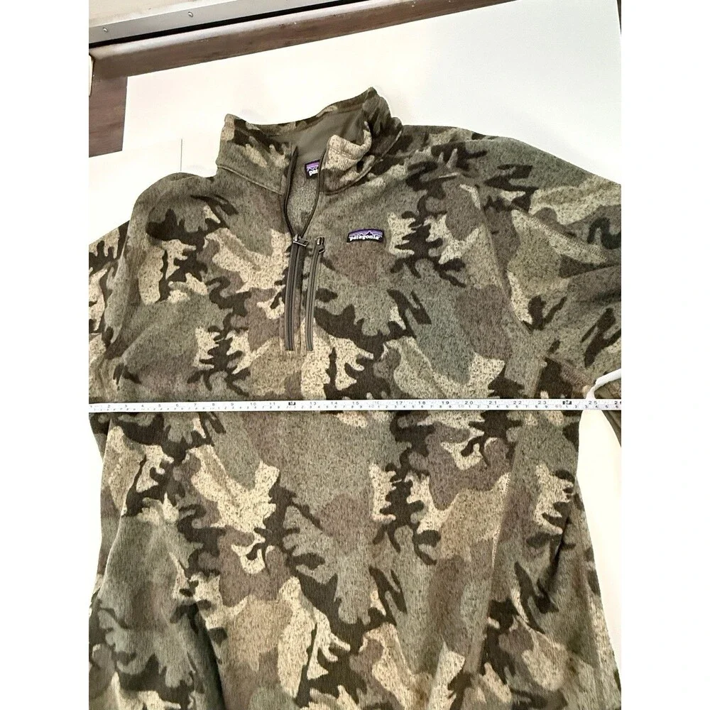 Patagonia Better Sweater 1/4 Zip Fleece Mens 3XL Camo Hunting STY25523 P20